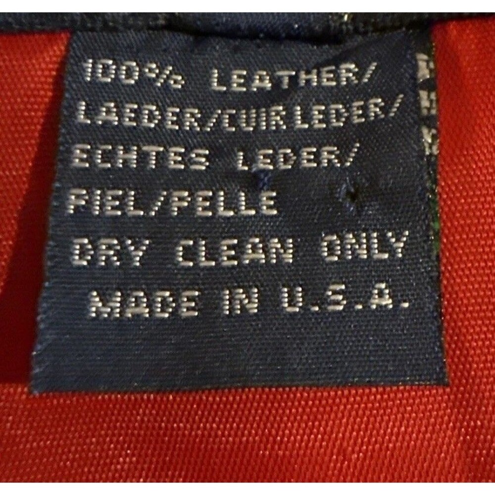 Ralph Lauren Red Leather Pencil Lined Skirt Size 6 - Picture 8 of 10